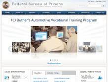 Tablet Screenshot of bop.gov